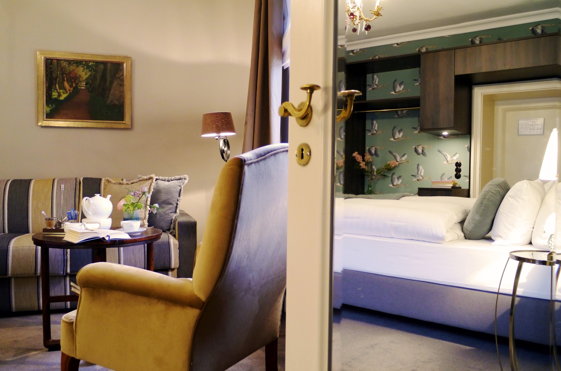 Romantik Zimmer in privaten Hotel Lindner in Oberbayern