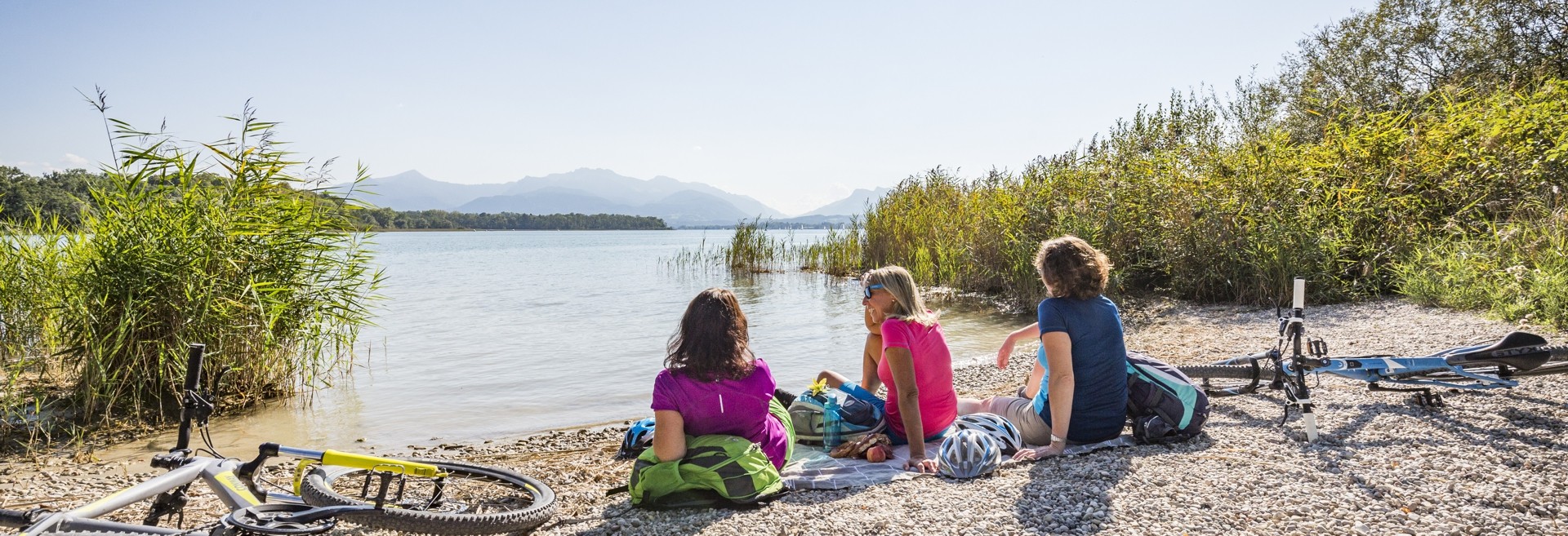 Freundinnen Wochenende am Chiemsee in Oberbayern. Wellnesswochenende.