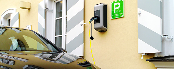 Lindner_Energie Ladestation für E-Autos für Hotelgäste des Lindners.