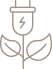charge-plant Symbolgrafik Rose