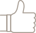 Symbolgrafik Daumen hoch
