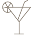 Symbolgrafik eines Cocktailglases.