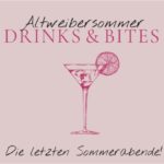 Cocktaildarstellung für die Drinks and Bites Abende
